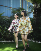 Summer Flair Co-ord Set — Mustard, shorts