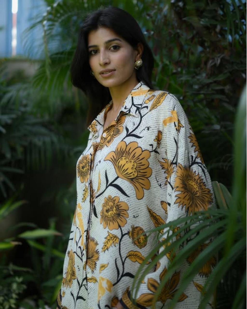 Summer Flair Co-ord Set — Mustard