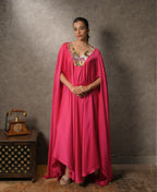Pink drape
