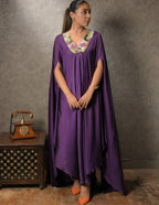 Purple drape