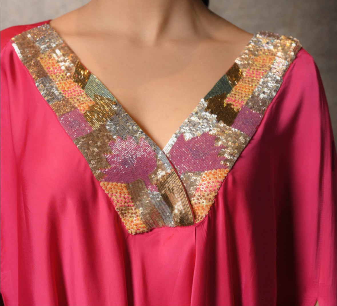 Pink drape