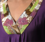 Purple drape