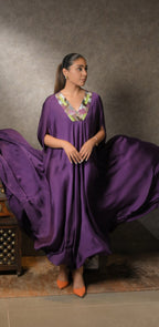 Purple drape