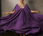 Purple drape