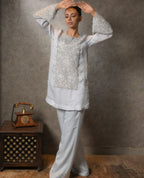 Blue tunic set