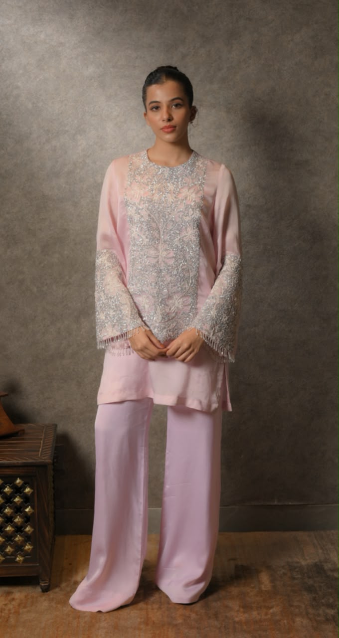 Pink tunic set