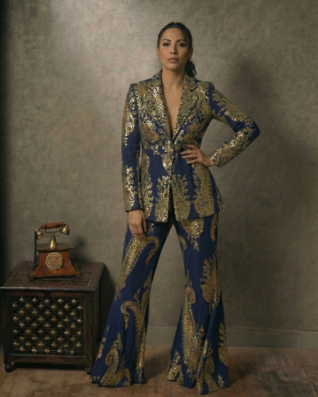 Classic Blue Blazer Set