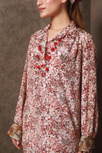 Crimson Petals Kali Co-ord Set