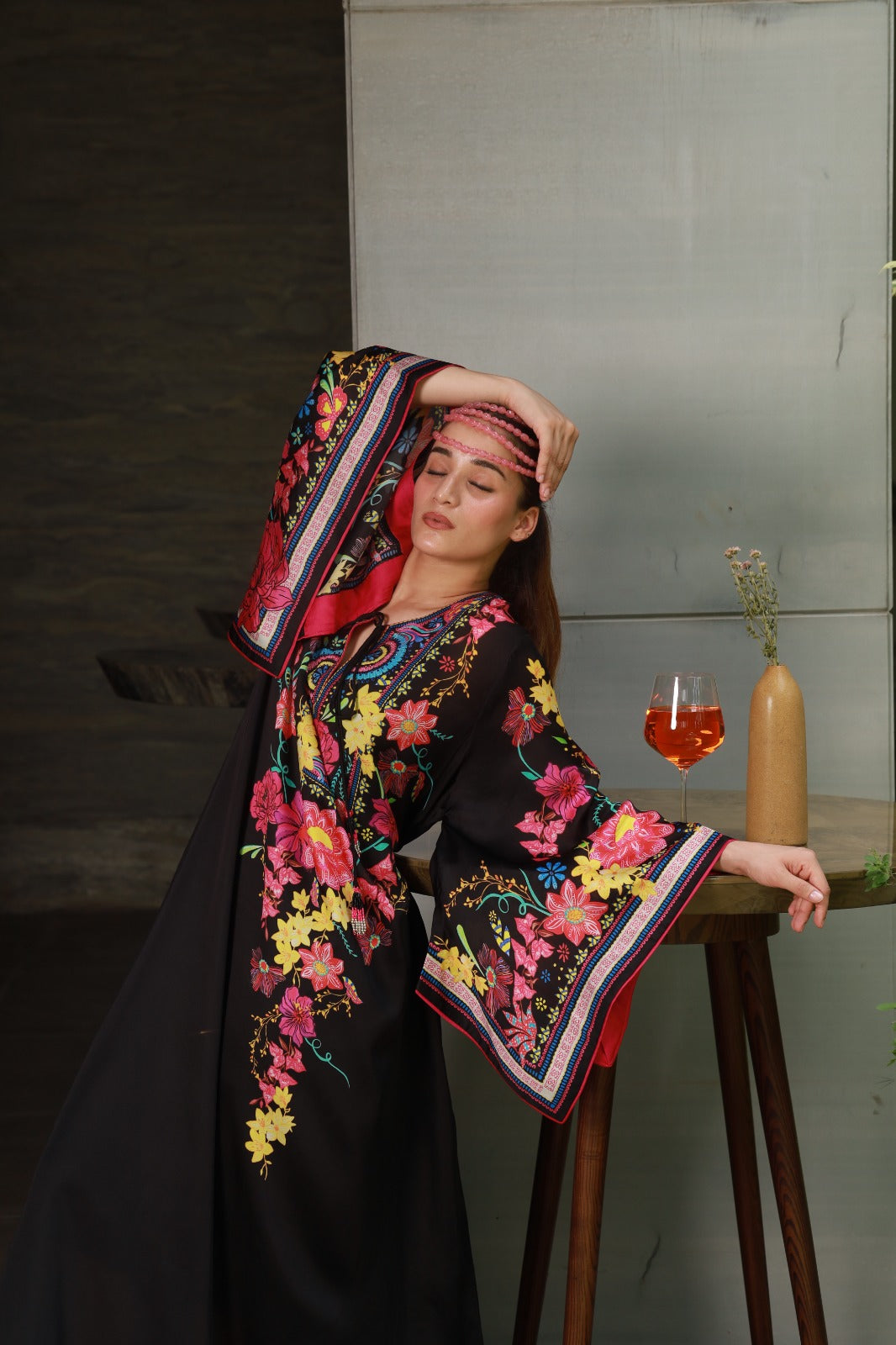 Black Elegance Istanbul Long Dress
