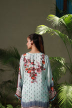 Swarovski Embellished Tunic Co-ord Set — Powder Blue